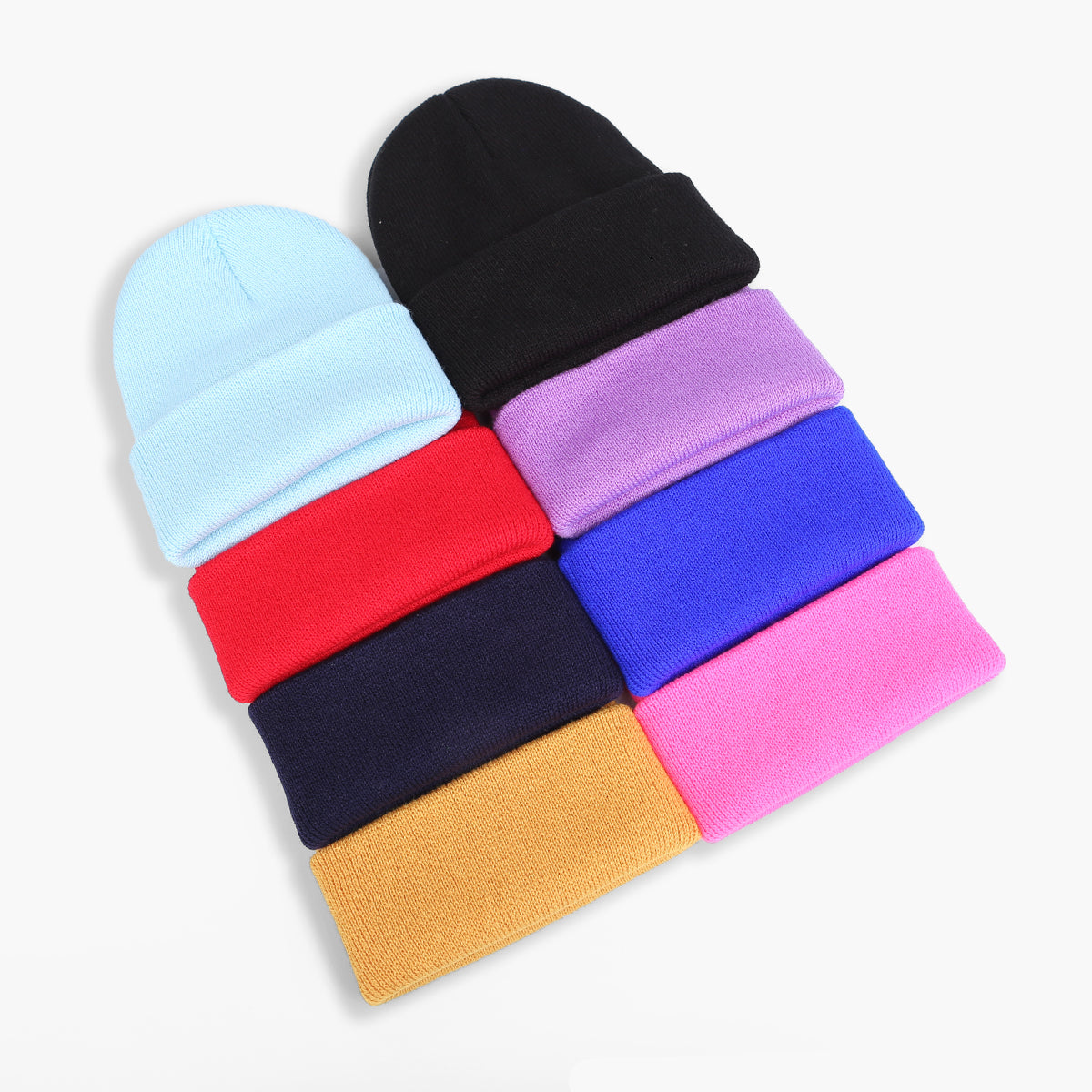 Blank Kids Acrylic Beanie Hats Wholesale - 6725