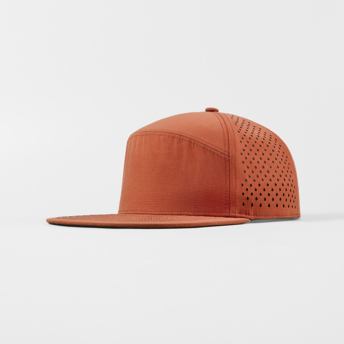 Blank 6 Panel Water Repellent Perforated Snapback Hat Wholesale - 6023