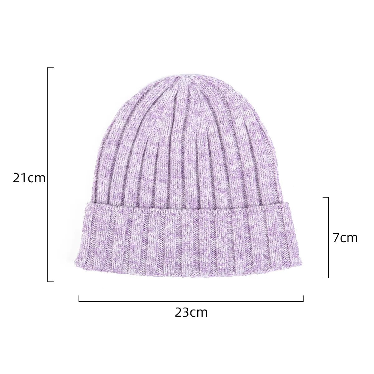 Blank Merino Wool and Cashmere Blend Beanies Wholesale - 1313