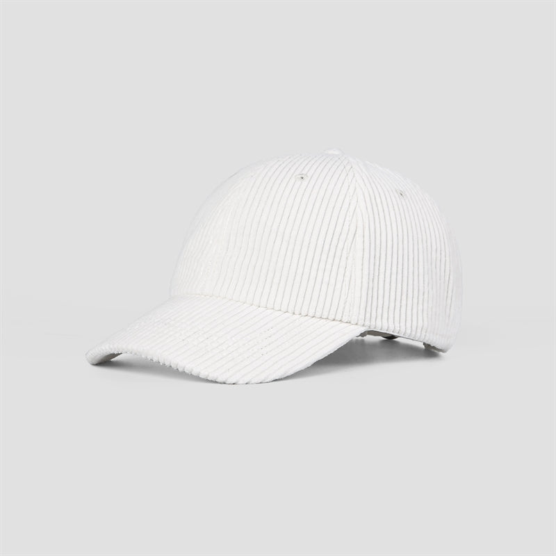 Blank 6 Panel Unstructured Corduroy Dad Hat - 6515  Beige foremosthat