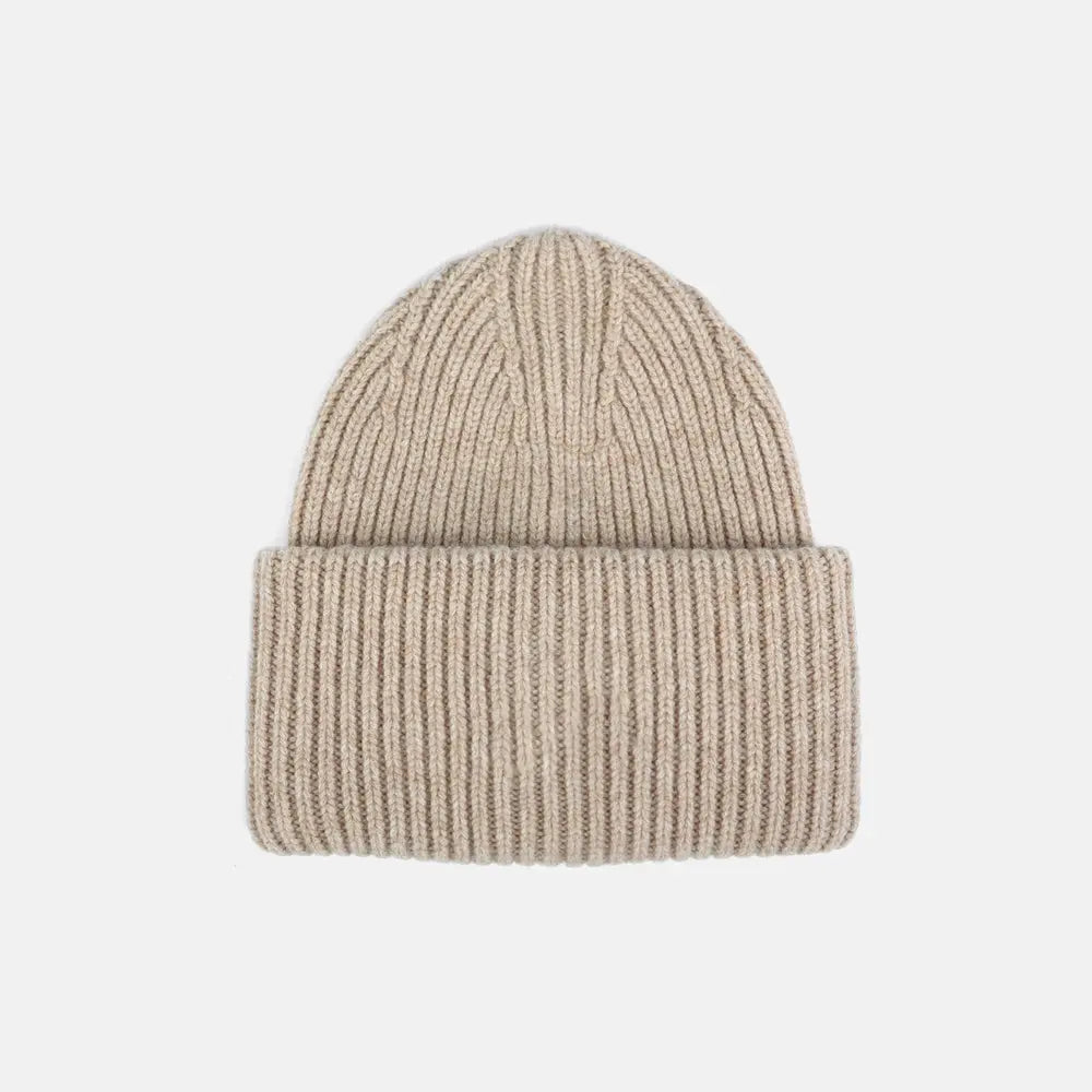 Blank High-Cuffed 100% Merino Wool Beanie - 1338 foremosthat
