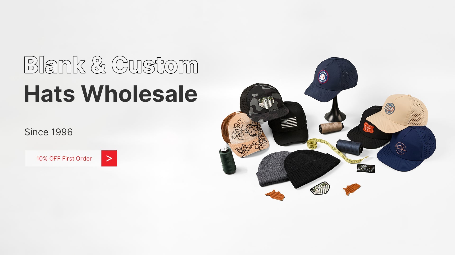 blank and custom hat wholesale