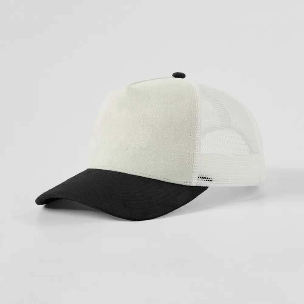 Blank 5 Panel Suede Trucker Hats Wholesale - 6710 Foremost Hat