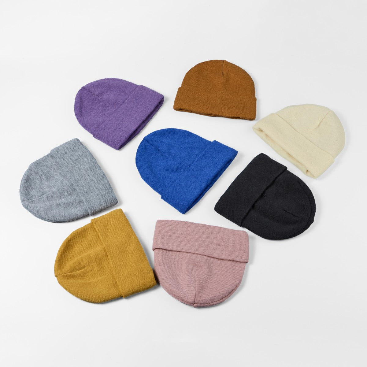 Blank Recycled Polyester Satin Lined Beanie Wholesale - 1176