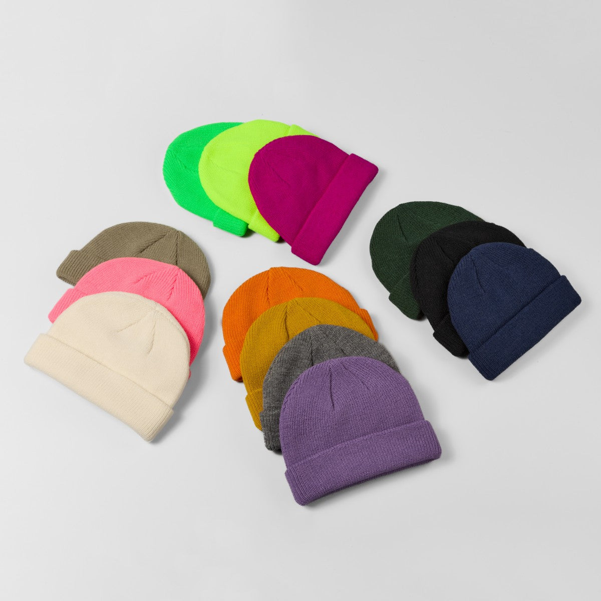 Blank Recycled Cuffed Fisherman Beanie Wholesale - 1195