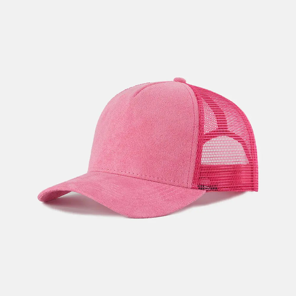 Blank 5 Panel Suede Trucker Hats Wholesale - 6710 foremosthat